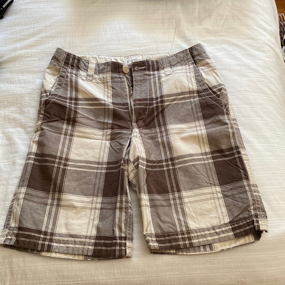Aeropostale Mens Brown Shorts